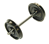 Normachse mit Metallr&auml;dern